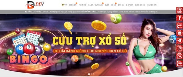 Nhà cái DD7 an toàn, uy tín với nhiều trò chơi hấp dẫn