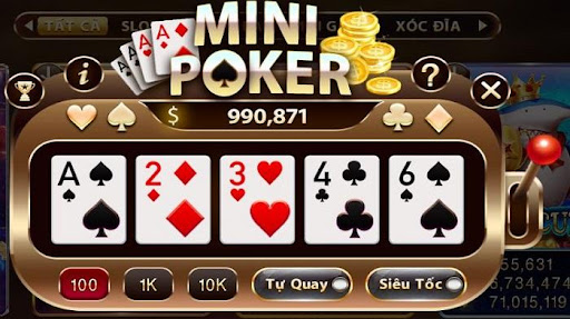 Hướng dẫn chi tiết cách quay mini poker đơn giản – dễ hiểu